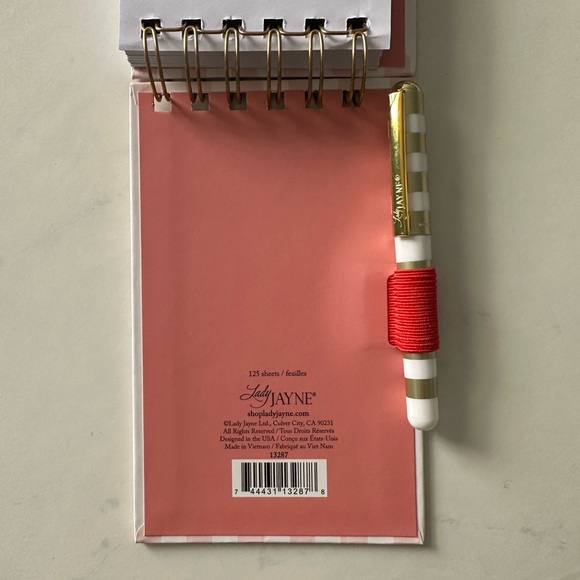 🍒 Lady Jayne Cherry Ribbon Notebook With Pen - Picture 4 of 4